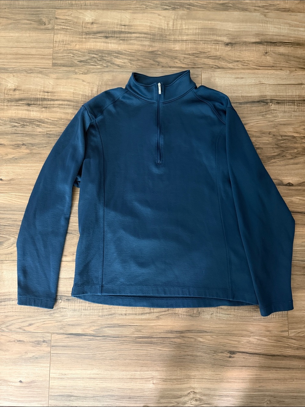 Women's Navy Quarter-Zip Performance Top